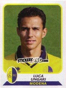 Figurina Luca Ungari - Calciatori 2003-2004 - Panini