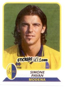 Sticker Simone Pavan - Calciatori 2003-2004 - Panini