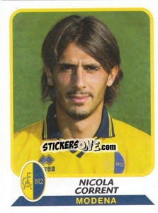 Sticker Nicola Corrent - Calciatori 2003-2004 - Panini