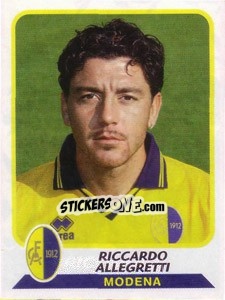 Cromo Riccardo Allegretti - Calciatori 2003-2004 - Panini