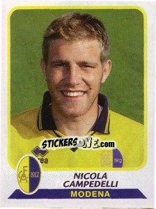 Sticker Nicola Campedelli - Calciatori 2003-2004 - Panini