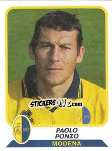 Sticker Paolo Ponzo - Calciatori 2003-2004 - Panini