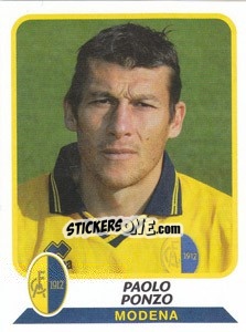 Figurina Paolo Ponzo - Calciatori 2003-2004 - Panini