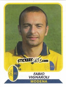 Cromo Fabio Vignaroli - Calciatori 2003-2004 - Panini