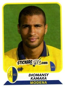 Cromo Diomansy Kamara - Calciatori 2003-2004 - Panini