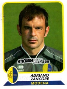 Sticker Adriano Zancopè - Calciatori 2003-2004 - Panini