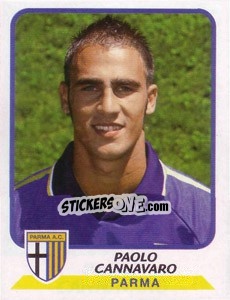 Cromo Paolo Cannavaro - Calciatori 2003-2004 - Panini
