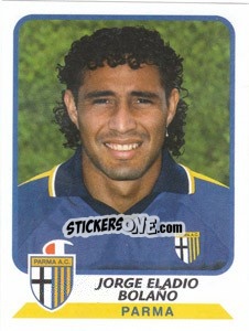 Cromo Jorge Eladio Bolaño - Calciatori 2003-2004 - Panini