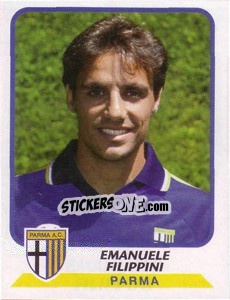 Sticker Emanuele Filippini - Calciatori 2003-2004 - Panini