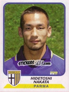 Sticker Hidetoshi Nakata - Calciatori 2003-2004 - Panini