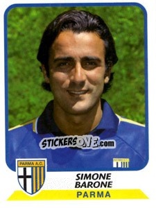 Cromo Simone Barone - Calciatori 2003-2004 - Panini