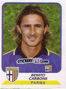 Figurina Benito Carbone - Calciatori 2003-2004 - Panini