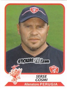 Cromo Serse Cosmi (allenatore) - Calciatori 2003-2004 - Panini