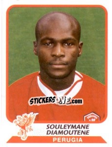 Figurina Souleymane Diamoutene - Calciatori 2003-2004 - Panini