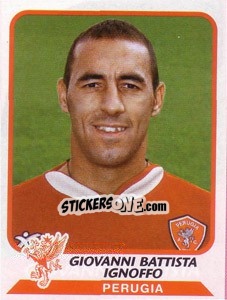 Cromo Giovanni Battista Ignoffo - Calciatori 2003-2004 - Panini