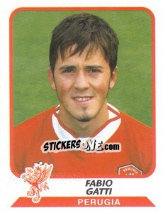 Sticker Fabio Gatti - Calciatori 2003-2004 - Panini