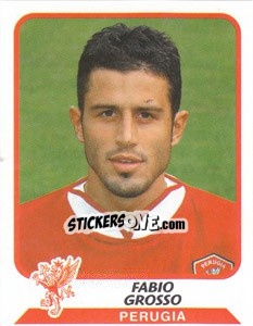 Figurina Fabio Grosso - Calciatori 2003-2004 - Panini