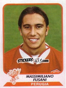 Figurina Massimiliano Fusani - Calciatori 2003-2004 - Panini