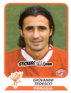 Sticker Giovanni Tedesco - Calciatori 2003-2004 - Panini