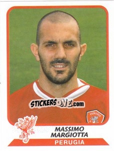 Figurina Massimo Margiotta - Calciatori 2003-2004 - Panini