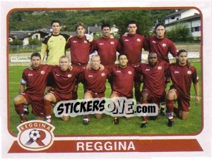 Figurina Squadra Reggina - Calciatori 2003-2004 - Panini