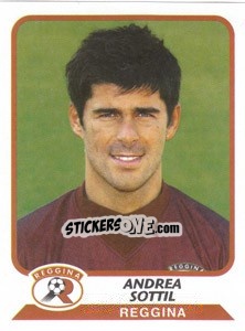 Figurina Andrea Sottil - Calciatori 2003-2004 - Panini