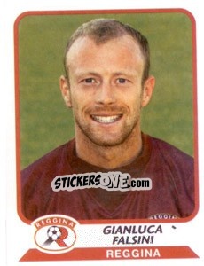 Figurina Gianluca Falsini - Calciatori 2003-2004 - Panini