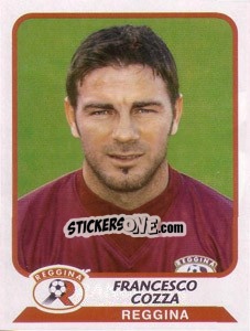 Sticker Francesco Cozza - Calciatori 2003-2004 - Panini