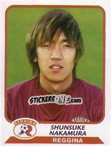 Sticker Shunsuke Nakamura - Calciatori 2003-2004 - Panini
