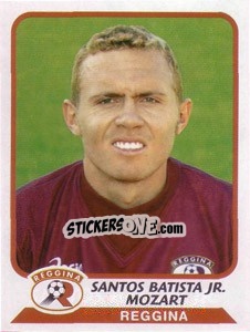 Sticker Santos Batista Jr. Mozart - Calciatori 2003-2004 - Panini