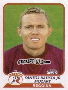 Figurina Santos Batista Jr. Mozart - Calciatori 2003-2004 - Panini