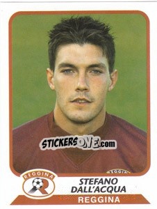 Figurina Stefano Dall'acqua - Calciatori 2003-2004 - Panini