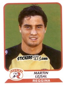 Cromo Martin Lejsal - Calciatori 2003-2004 - Panini