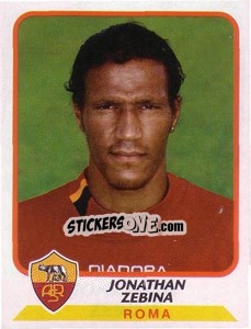 Sticker Jonathan Zebina - Calciatori 2003-2004 - Panini