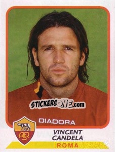 Figurina Vincent Candela - Calciatori 2003-2004 - Panini