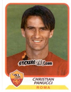 Sticker Christian Panucci - Calciatori 2003-2004 - Panini