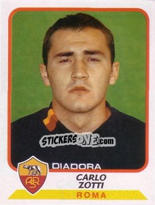 Cromo Carlo Zotti - Calciatori 2003-2004 - Panini