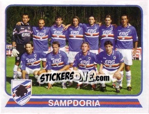 Figurina Squadra Sampdoria - Calciatori 2003-2004 - Panini