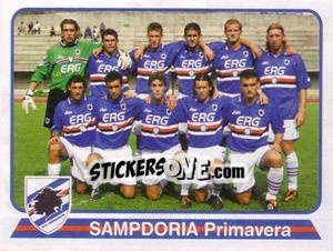 Cromo Squadra Sampdoria (Primavera) - Calciatori 2003-2004 - Panini