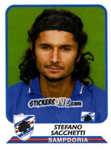 Sticker Stefano Sacchetti - Calciatori 2003-2004 - Panini