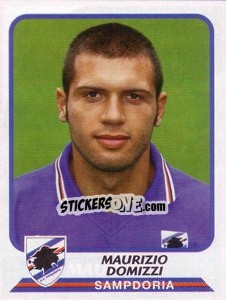 Cromo Maurizio Domizzi - Calciatori 2003-2004 - Panini