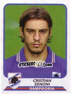 Sticker Cristian Zenoni - Calciatori 2003-2004 - Panini