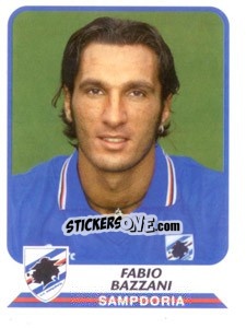 Sticker Fabio Bazzani - Calciatori 2003-2004 - Panini
