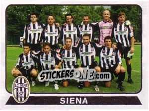 Figurina Squadra Siena - Calciatori 2003-2004 - Panini
