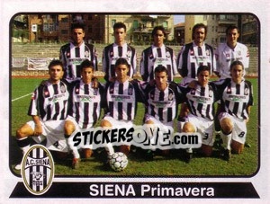 Figurina Squadra Siena (Primavera) - Calciatori 2003-2004 - Panini