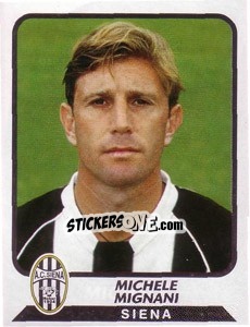 Figurina Michele Mignani - Calciatori 2003-2004 - Panini