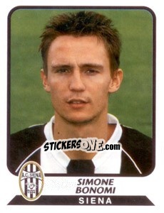 Sticker Simone Bonomi - Calciatori 2003-2004 - Panini