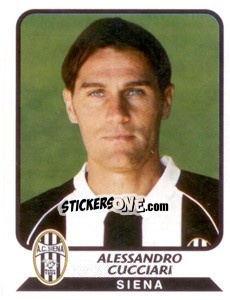 Figurina Alessandro Cucciari - Calciatori 2003-2004 - Panini