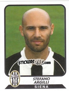 Sticker Stefano Argilli - Calciatori 2003-2004 - Panini
