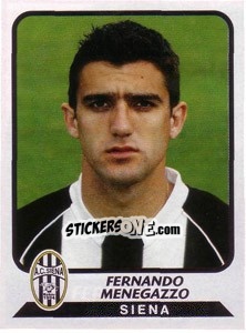 Cromo Fernando Menegazzo - Calciatori 2003-2004 - Panini